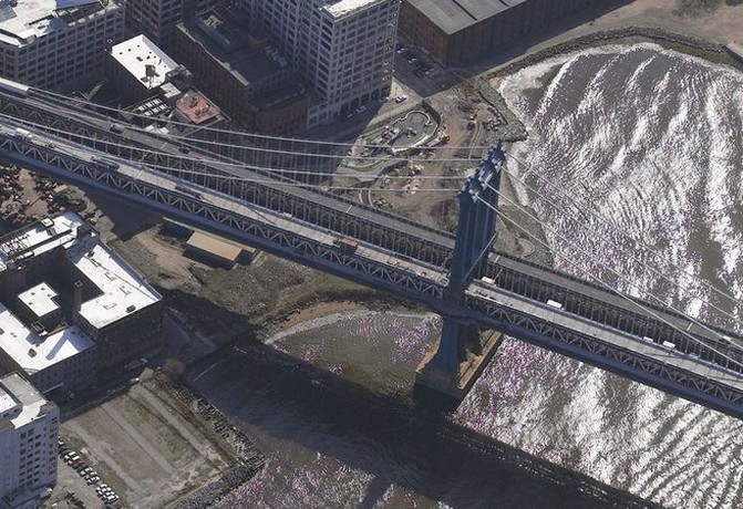 East River Bridges - Manhattan Bridge: cote manhattan - manhattan bridge 3